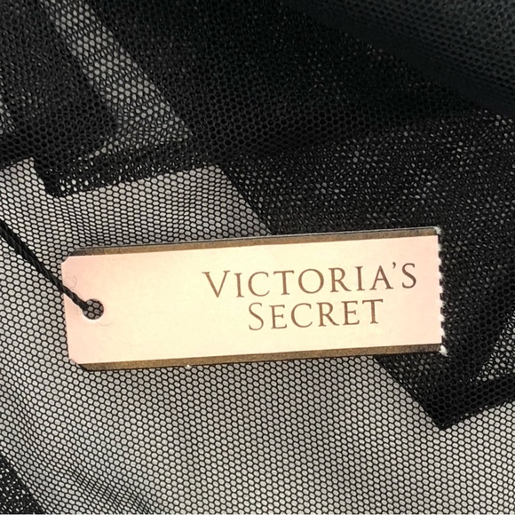 Victoria’s Secret Black Lace Babydoll Nighty NWT - Picture 8 of 10